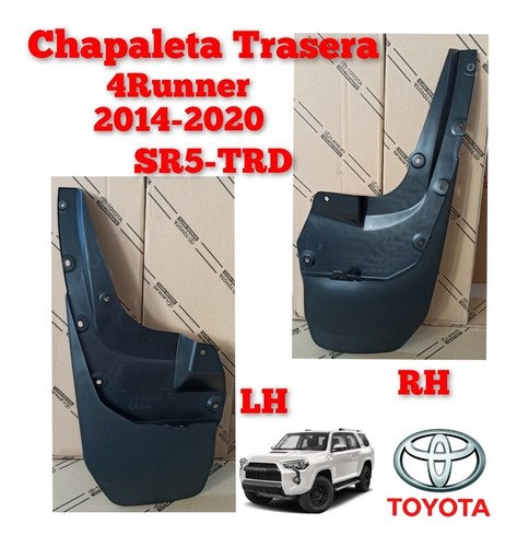 Chapaleta Trasera 4runner 2014 2015 2016 2017 18 19 Sr5-trd