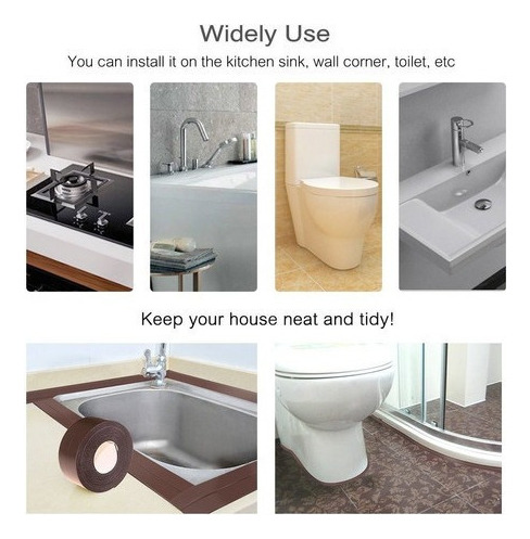 2 Cintas Impermeables Para Sellar La Pared De Cocina/baño.