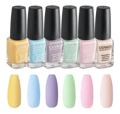 Imagen 1 de 10 de Kit Esmaltes De Uñas Tradicional X 8 Mate O Brillante