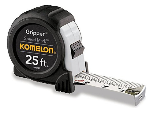 Komelon Usa Sm5425 25' X 1  White Speed Mark Tape Measure 4-