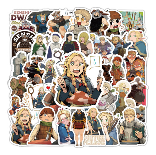 50 Unidades/bolsa De Nuevo Diseño Anime Delicious In Dungeon