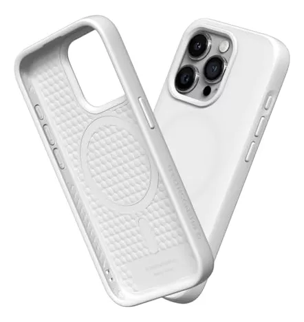 Funda Rhinoshield Solidsuit Qi Para iPhone 15 Pro Max -white