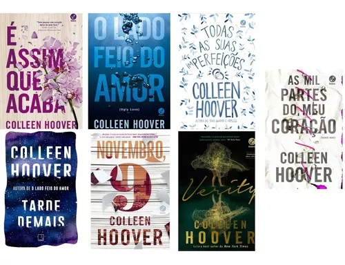 Kit Com 9 Livros Da Colleen Hoover De Sua Escolha!