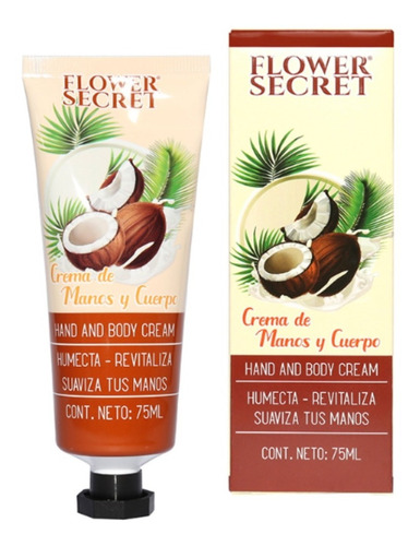 Crema De Manos Y Cuerpo Aromas Flower Secret Coco