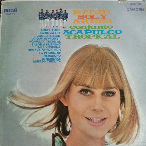 Disco Lp:conjunto Acapulco Tropical- Ritmo Sol Y Arena