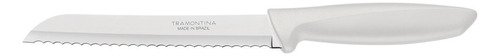 Cuchillo Para Pan 7 Tramontina Color Blanco