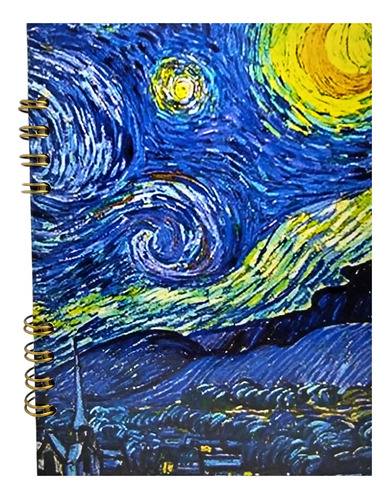 Libreta Noche Estrellada Vincent Van Gogh/ Pasta Dura