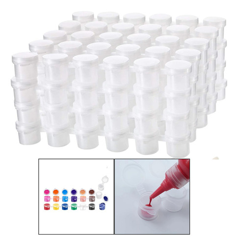 Latas De Pintura Vacías En Tiras, 20 Piezas 5ml 17cm