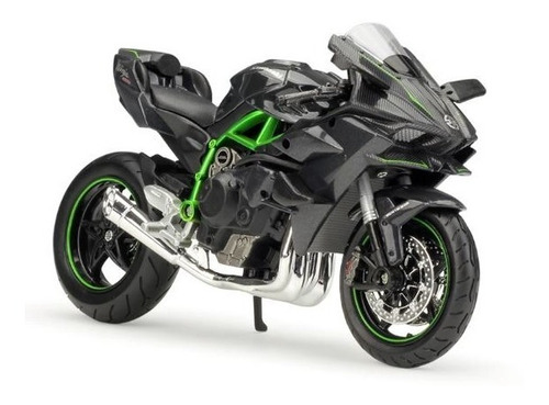 Moto Escala 1/12 Kawasaki Ninja H2 R Negro