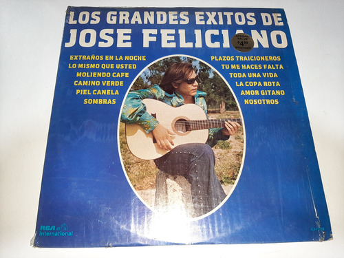 Lp Vinilo Disco Acetato Vinyl Jose Feliciano Exitos Balada