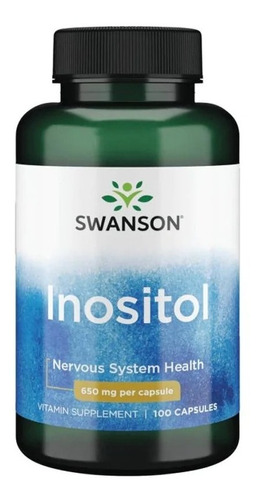 Swanson - Inositol 650mg 100 Cap (sistema Nervioso)