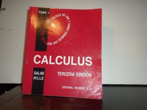 Calculus 3era Edicion Tomo 1 Salas Hille