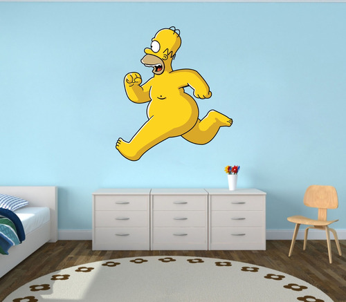Vinilo Pared Los Simpson Homero Decoracion Wall Stickers