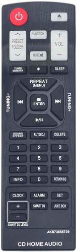 Control Remoto Akb73655739 Para  LG Cm4550 Cm8430 Cm9940 
