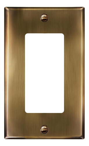 Placa De Pared De Metal Interruptor O Toma De Corriente...