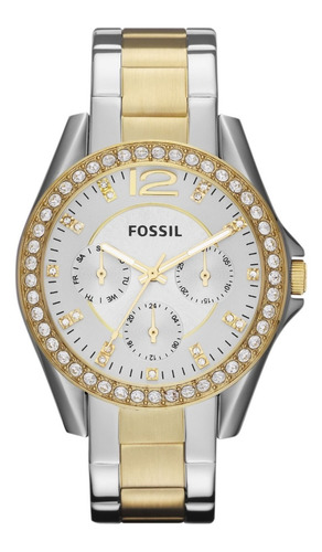 Reloj Fossil Es2811 Oro Rosa Cronografo 100% Original Env Gr