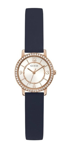 Imagen 3 de 4 de Reloj Guess Melody Mujer Silicona Cubics Gw0469l2 Rosé