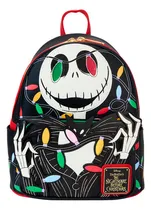 Comprar Mochila Smiling Jack Pesadilla Antes De Navidad Disney Loungefly Color Negro Diseño De La Tela Lisa