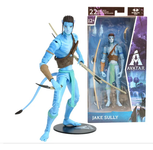 Figura Muñeco Pelicula Avatar 4 Jake Sully Con Lanza 19cm (Reacondicionado)