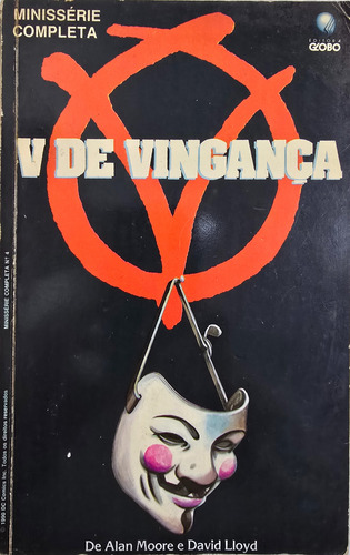 V De Vingança De Alan Moore Encadernado Ed. Globo Hq (Usado)