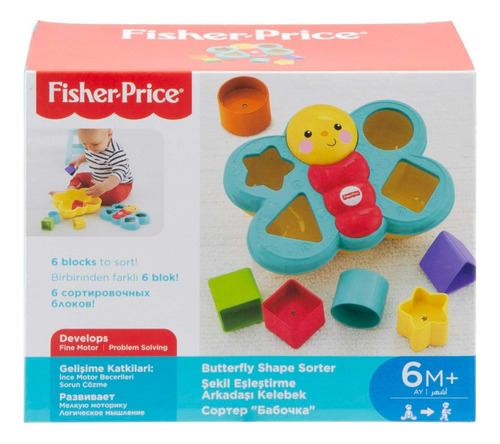 Fisher-price Cdc22 Color Multicolor Mariposa Apta Para Bebés