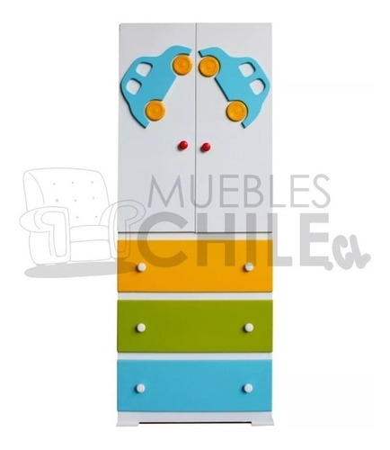 Ropero Mini Closet Infantil Niño Auto / Muebles Chile