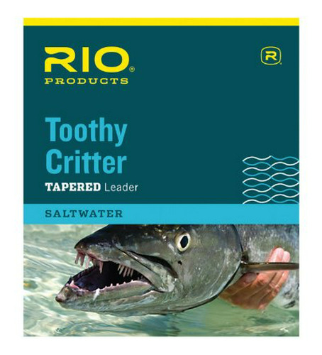 Rio Rio Toothy Critter Leader Silver, 30 Lb   7.5 Pies