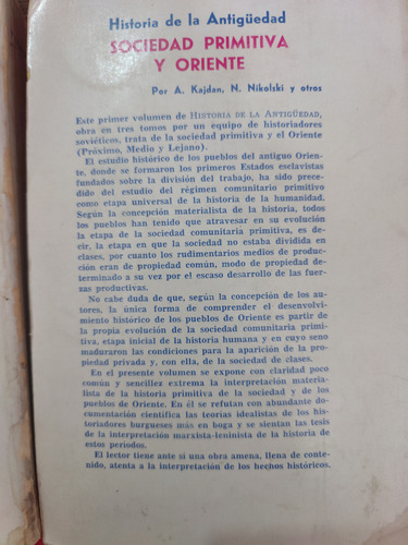 Historia De La Antigüedad: Grecia Roma Y Oriente (Usado)