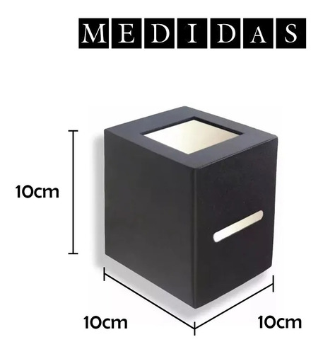 Imagen 2 de 10 de Aplique Tridireccional Exterior / Interior Apto Led 220v G9