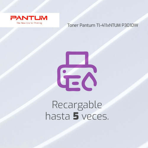Imagen 7 de 10 de Toner Tinta Original Para Impresora Pantum Tl-411x