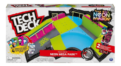 Mega Rampa Skate De Dedo X-connect Neon - Tech Deck 2896
