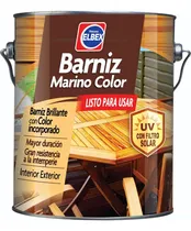 Comprar Barniz Marino Elbex Color 1lt Acabado Brillante Color Natural