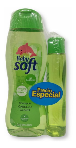 Shampoo Baby Soft 400 Ml + Shampoo Baby Soft 200 Ml Oferta