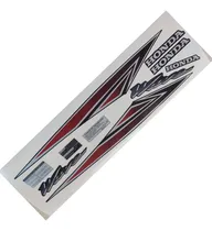 Comprar Kit Calcos Honda Wave Nf 100 2013 Moto Negra En Rm Rosario