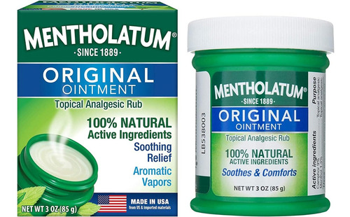 Unguento Mentholatum Original 3oz Importado