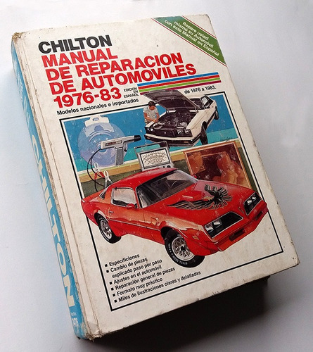 Libro Manual De Reparación De Automóviles 1976 1983 Chilton