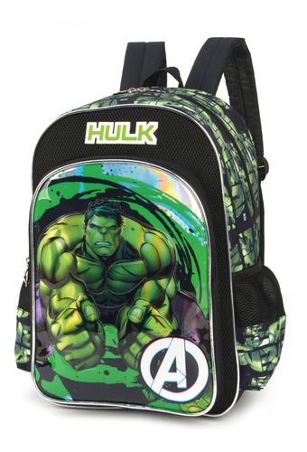 Kit Mochila Costas Escolar Hulk Vingadores Estojo Original | Parcelamento  sem juros