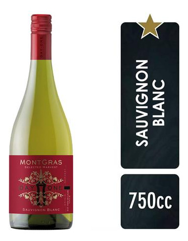 Vino Montgras Day One Sauvignon Blanc Bot 750ml 13,5 Gl