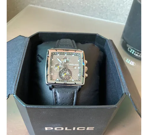 Reloj police cuadrado hotsell