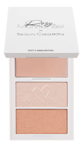 Paleta Iluminadores Rosy Mcmichael Vol 2 - Beauty Creations Tono del maquillaje Contorno e Iluminador