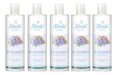 5 Pack Restaurador Para Cabello Maltratado Shelo