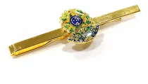 Comprar Prendedor De Gravatas Cu002F Brasão Da República Folheado A Ouro