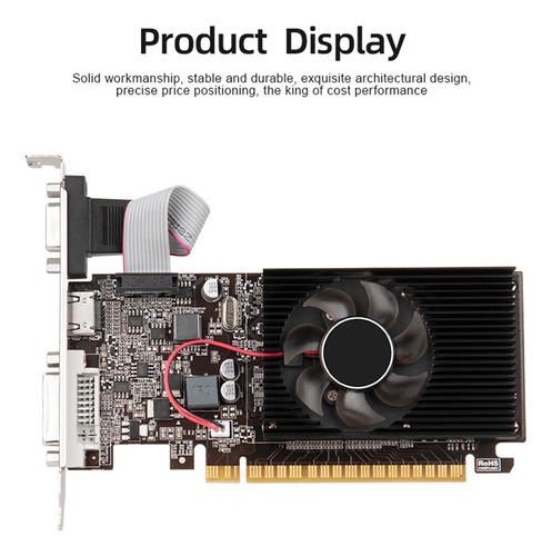 Tarjeta Gráfica Gt610 Ddr3 True 2gb 810mhz