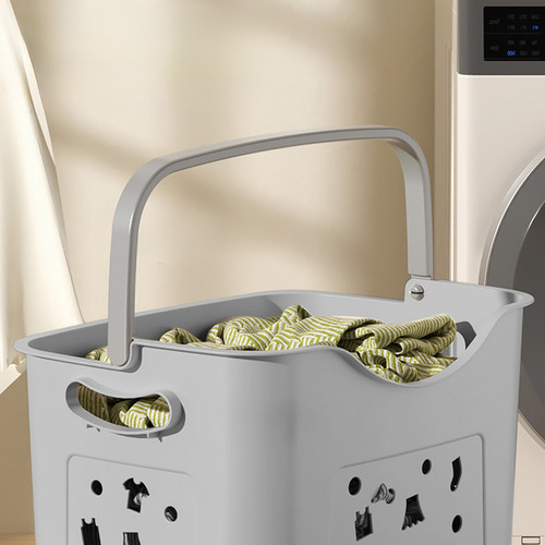 Cesta De Plástico Para Ropa Sucia, Baño, Dormitorio