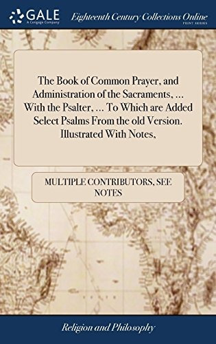 The Book Of Common Prayer, And Administration Of The Sacrame