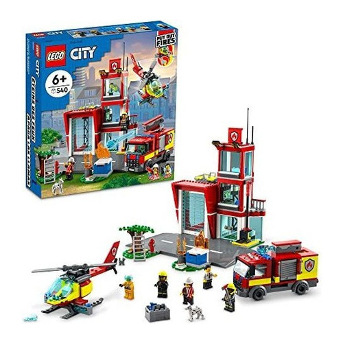 Lego City Fire Station 60320 Kit De Construccion