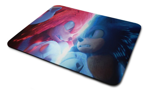 Mouse Pad Sonic And Knucles Caricatura Tapete Personalizado