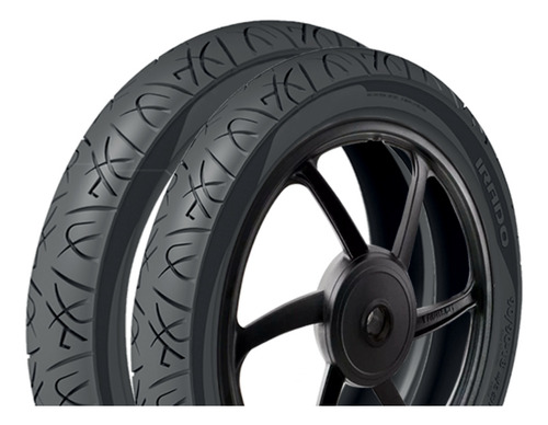 Kit 2 Pneus Para Factor Fazer Ybr 80/100-18 + 90/90-18 Irado