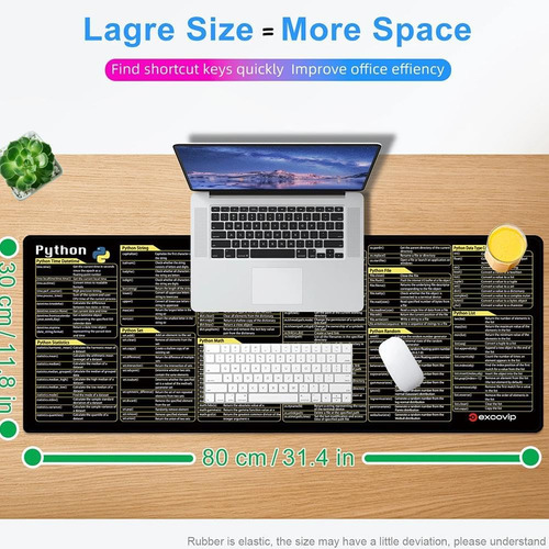 Mousepad Emborrachado Programador Java - 80x30