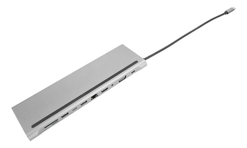 Base De Expansión Usb 3 A Lector De Tarjetas 11 En 1 Tipo C